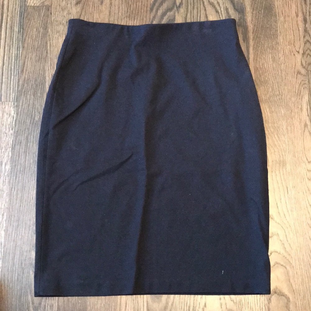 Black pencil skirt